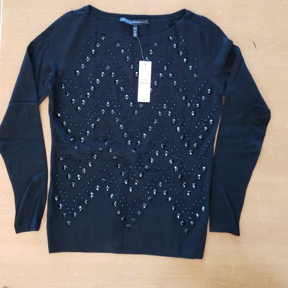 New Embelished Sweater Sz XXSP